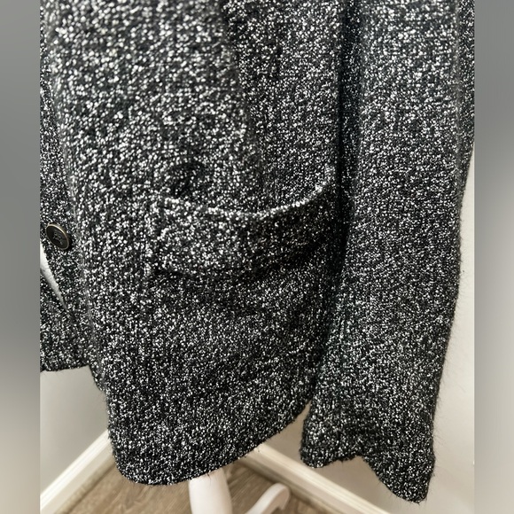 Talbots Black and White Button-Up Long-Sleeved Women's Jacket Size 16WP - Picture 8 of 14